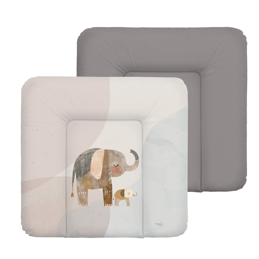 CEBA Puha pelenkázó alátét (75x72) Basic Elephant Family termék 2. képe